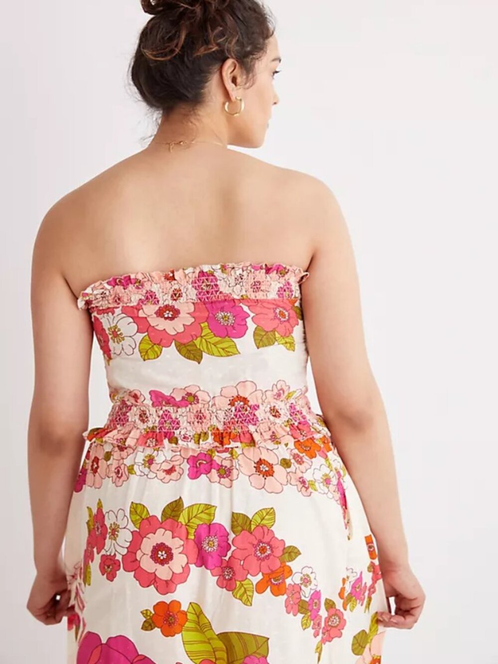 Love The Label | Floral 100% Cotton Briar Maxi Skirt + Tube Top Set | NWT - Picture 9 of 11